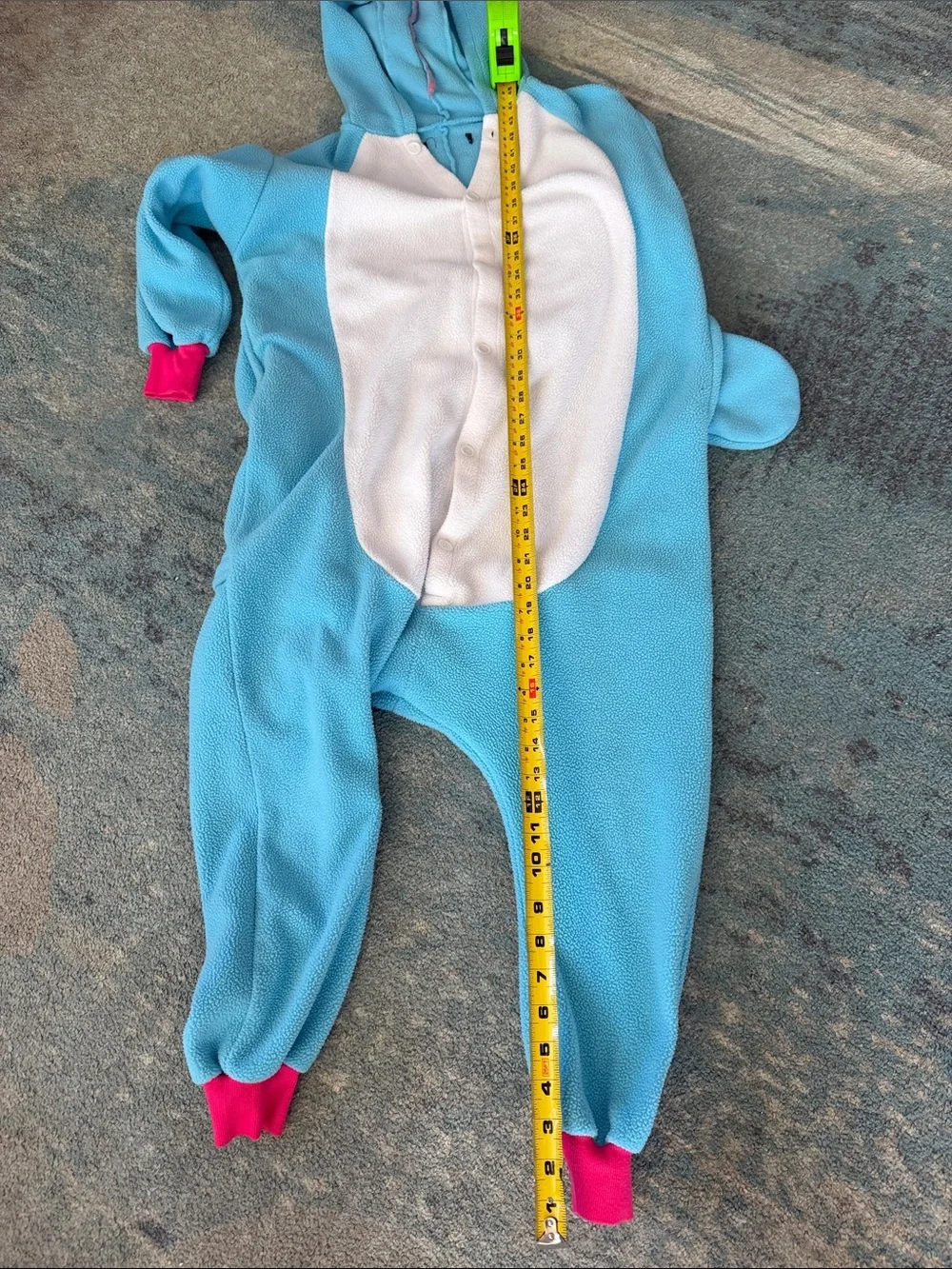 Kids Blue Unicorn Costume with Hood